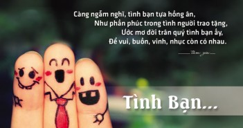 Những bài thơ hay về tình bạn lắng đọng đầy cảm xúc 1