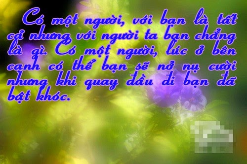 Những câu nói ý nghĩa về tình yêu buồn và nỗi nhớ da diết khi yêu đơn phương -4