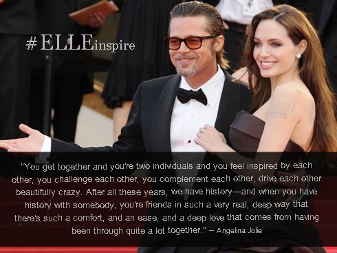 Những câu nói hay ý nghĩa cảm động về tình yêu từ cặp đôi Brad Pitt - Angelina Jolie-4