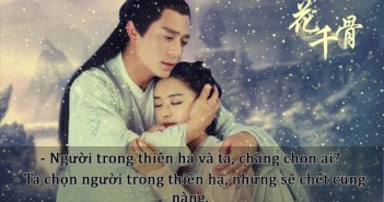 Những câu thoại hay ngọt ngào ấn tượng nhất về tình yêu trong phim ngôn tình Trung Quốc-9