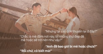 Những câu nói ngọt ngào lãng mạn xuyên tim về tình yêu của Đại úy Song trong phim Hậu duệ mặt trời-4