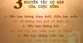 Những nguyên tắc sống đáng nhớ đáng suy ngẫm mà bạn không nên bỏ qua-1